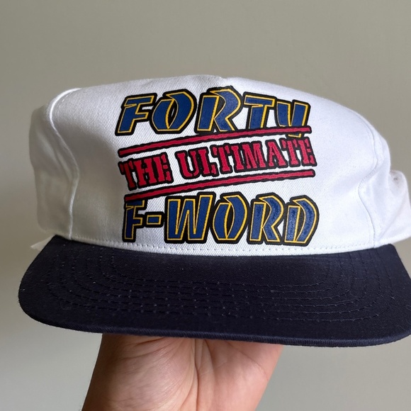 Vintage FORTY The ultimate F WORD Trucker hat snapback - Picture 1 of 7